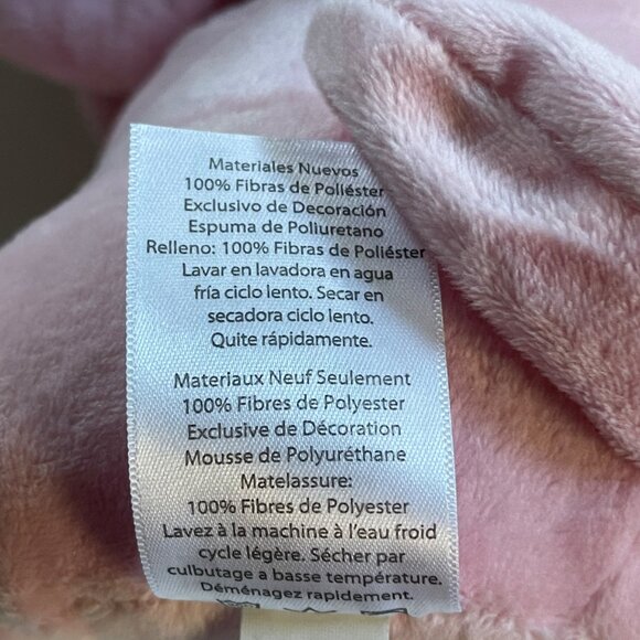 Bedtime Originals NEW W/ TAGS Hazel Pink Plush Elephant Stuffed Animal Baby Toy - Picture 9 of 12